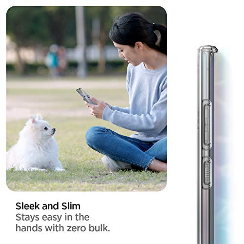 Spigen Funda Liquid Crystal Compatible con Samsung Galaxy Note 10 - Transparente