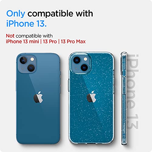 Spigen Funda Liquid Crystal Glitter Compatible con iPhone 13 - Crystal Quartz