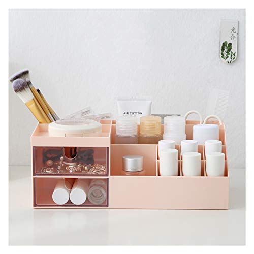 Subsky Organizador de Maquillaje con cajones, Almacenamiento de Maquillaje, Organizador de tocador para cosméticos, Caja de Maquillaje con cajones para tocador, Dormitorio, baño