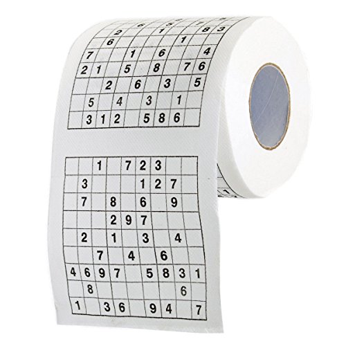 Sudoku Papel WC sudoku papel higiénico divertido con sudoku rompecabezas