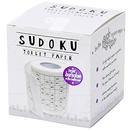 Sudoku Papel WC sudoku papel higiénico divertido con sudoku rompecabezas