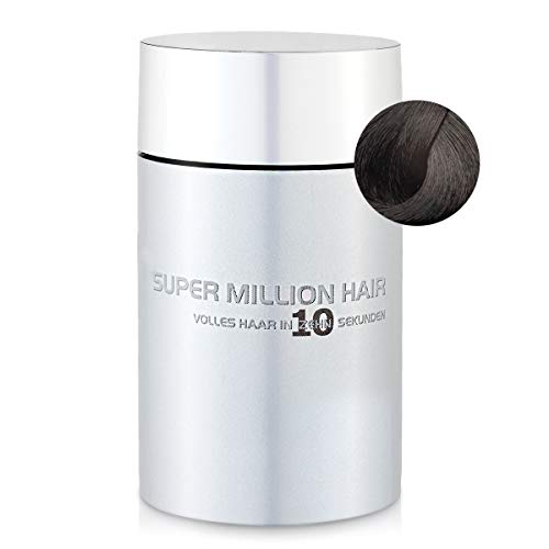 Super Million Hair | Fibras capilares para engrosar el cabello, cabello disperso | Dark-brown | 15 g