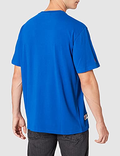 Superdry City College Graphic tee Camiseta, Mazarine Blue, L para Hombre