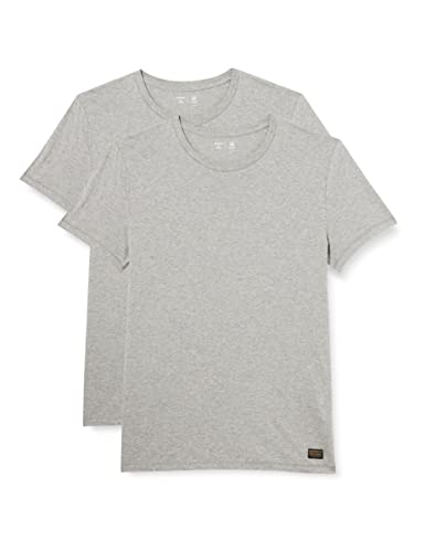 Superdry Classic tee Doubles Camiseta, Grey Multipack, L para Hombre