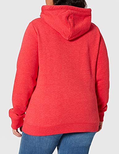 Superdry Vintage Logo Emb Hoodie Sudadera con Capucha, Papaya Marl, XS para Mujer