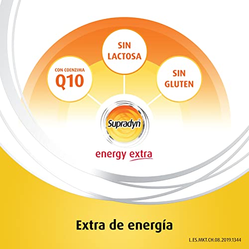 Supradyn Energy Extra Multivitaminas para Deportistas con Vitaminas, Minerales y Coenzima Q10, Ayuda a Activar y Mantener tu Energía y Vitalidad en Situaciones de Mayor Desgaste, 60 Comprimidos