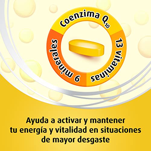 Supradyn Energy Multivitaminas para Todos con Vitaminas, Minerales y Coenzima Q10, Ayuda a Activar y Mantener tu Energía y Reducir el Cansancio, 30 Comprimidos