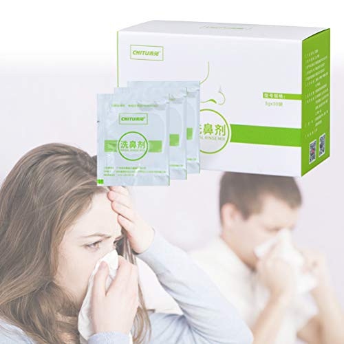 Supvox 30 Bolsas lavado nasal bolsitas de irrigación nasal non iodized