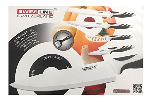 Swissline Swiss Line - Juego de cuchillos de cocina (5 + 1 unidad)