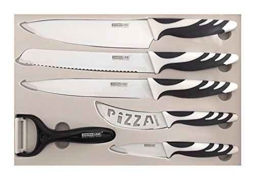 Swissline Swiss Line - Juego de cuchillos de cocina (5 + 1 unidad)