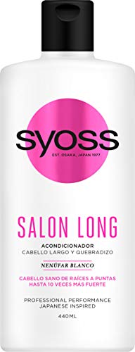 Syoss - Acondicionador para pelo largo y quebradizo - Salon Long - 6uds de 440Ml (2.640ml) – Cabello sano de raíces a puntas - Cabello como recién salido de la peluquería