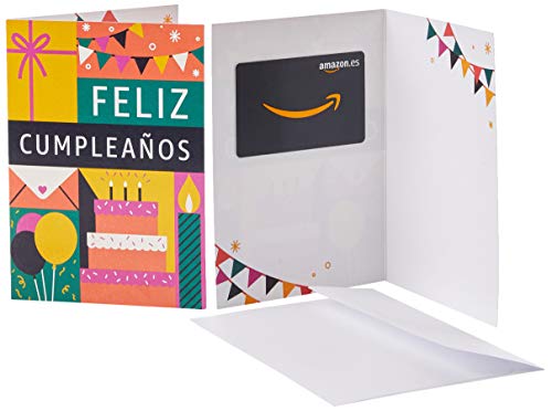 Tarjeta Regalo Amazon.es - Tarjeta de felicitación Cumpleaños y iconos amarillos