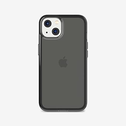 tech21 EVO Clear para iPhone – Funda de teléfono Tintada de Carbono con protección multicaída de 12 pies, Gris