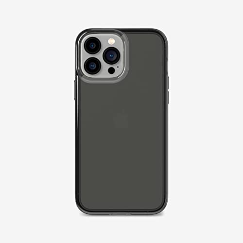 tech21 EVO Tint para iPhone Pro MAX – Funda de teléfono Tintada de Carbono con protección multicaída de 12 pies, Gris