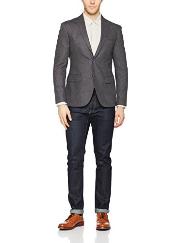 Ted Lapidus Americana Hombre Slim Fit Gris Oscuro ES 52