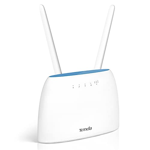 Tenda 4G09 Router 4G AC1200 Dual-Band WiFi 4G LTE con Ranura para Tarjeta SIM, CAT6 300Mbps, Conectividad de hasta 64 Dispositivos, Antenas Desmontables 5dBi 4G