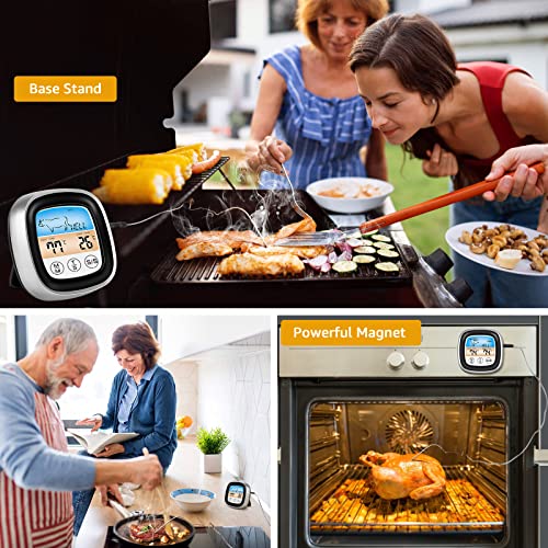 Termometro Cocina, Termómetro Digital de Cocina, Termómetro de Lectura Instantánea, Sonda de Temperatura, Termometro Barbacoa para Horno Carne Comida