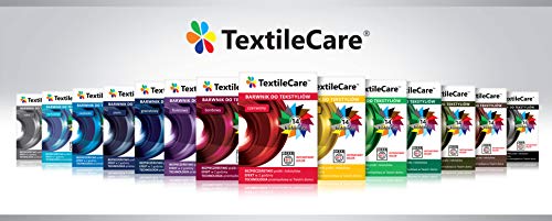 TextileCare Tinte para ropa y textil, color negro, 350 g de tinte para ropa de 600 g, 14 colores (negro)