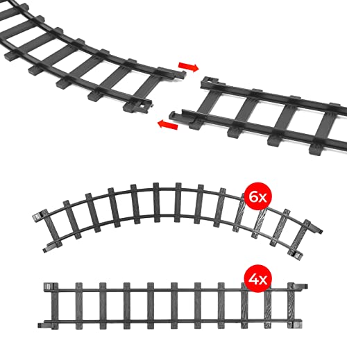 The Christmas Workshop-Christmas Workshop 81010-Juego de Tren de Navidad (330 cm), Multicolor, Style A (Benross Group 81010)