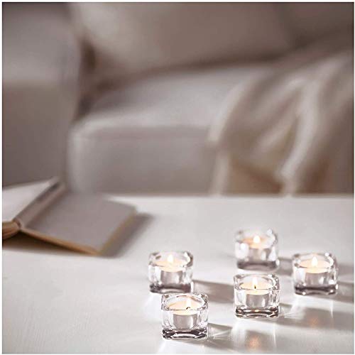 TIENDA EURASIA® Pack 200 Velas de Té Blancas - 4,5 H de Combustión - Velas Tea light Sin Perfume (Pack 200)