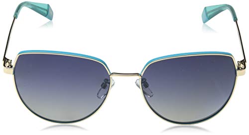 Tiffany & Co. 0TY4133 8134T3 56 Gafas de Sol, Azul (Havana/Blue/Polarbrowngradient), Mujer