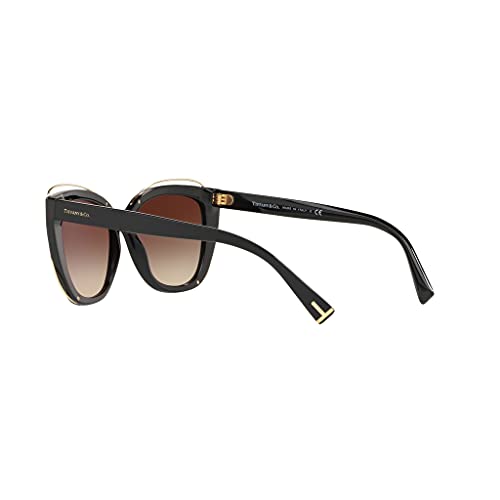 Tiffany Gafas de Sol T TF 4148 BLACK/BROWN SHADED mujer