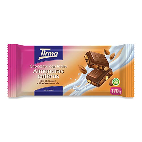 Tirma Chocolate con Leche y Almendras Enteras, 170g