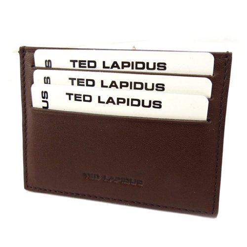 Titulares de la tarjeta 'Ted Lapidus' marrones.