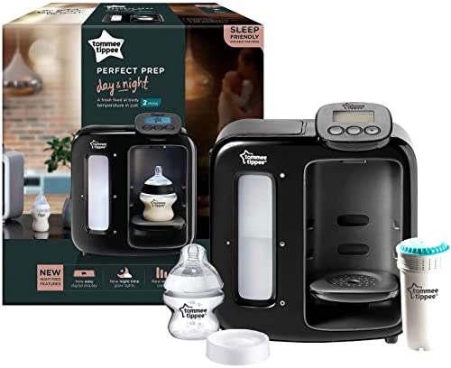 Tommee Tippee Perfect Prep Day & Night, Máquina de preparación del biberón, negro