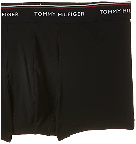 Tommy Hilfiger 3p LR Trunk Boxer, Negro (Black 990), M (Pack de 3) para Hombre