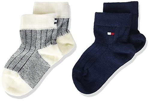 Tommy Hilfiger Birdseye Baby Socks Calcetín clásico, Tommy Original, 15 para Bebés