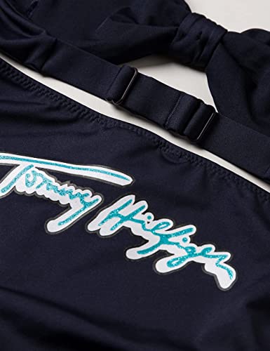 Tommy Hilfiger Triangle Set Bikini Top, Desert Sky, 10-12 Years Girl'S