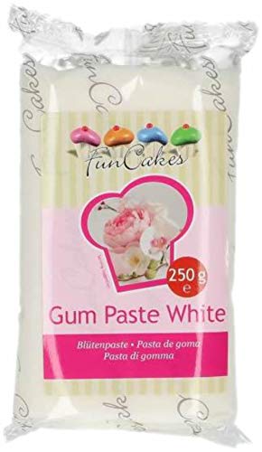 Tortendeko Fondant - 250 GR - Blütenpaste Weiß,