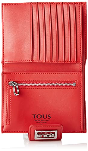 Tous M. K Dream, Accesorio de Viaje-Billetera para Mujer, Rojo, Mediana