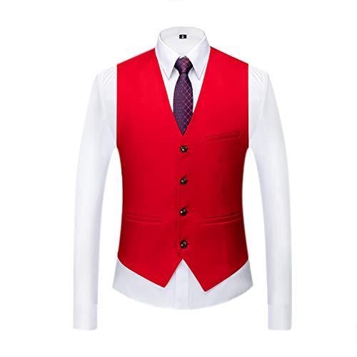 Traje Hombre Suit de 3 Piezas con Chaqueta Chaqueta Chaleco pantalón Hombres Traje de Fiesta de Boda de Negocios Style Traje Ceñido para Hombre Chaleco y Pantalones