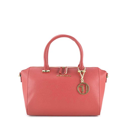 TRUSSARDI JEANS by Trussardi - Bolso de asas de Material Sintético para mujer Rojo 39 ROSSO