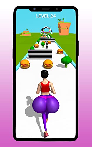 Twerk Body Run Race Fat Runner Twerking Dance Challenge 3D - Collect Burger and Healthy Food to Grow your Butt and Rush through Obstacle Twerking Fun Running Game