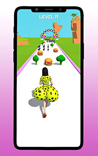 Twerk Body Run Race Fat Runner Twerking Dance Challenge 3D - Collect Burger and Healthy Food to Grow your Butt and Rush through Obstacle Twerking Fun Running Game