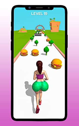 Twerk Body Run Race Fat Runner Twerking Dance Challenge 3D - Collect Burger and Healthy Food to Grow your Butt and Rush through Obstacle Twerking Fun Running Game