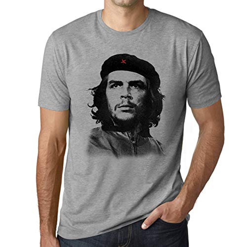 Ultrabasic Hombre Camiseta Gráfico Che Guevara Vintage Idea de Regalo Gris Moteado