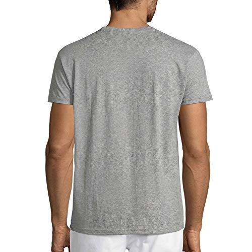 Ultrabasic Hombre Camiseta Gráfico Che Guevara Vintage Idea de Regalo Gris Moteado