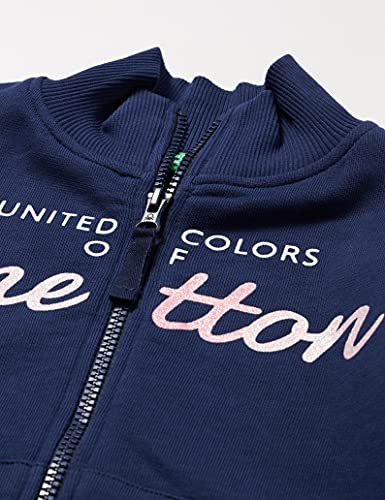 United Colors of Benetton Giacca M/L 3j68c5972 Suter crdigan, BLU 252, 110 cm para Niñas