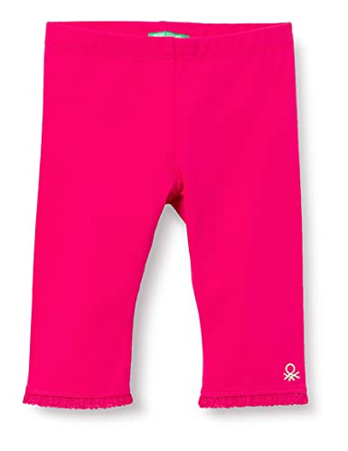 United Colors of Benetton (Z6ERJ Leggings 3MT1I0820, Fucsia 2l3, 1Y para Bebés