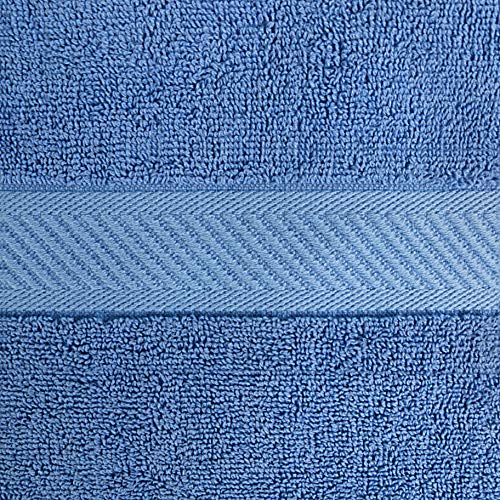 Utopia Towels - 6 Toallas de Gimnasio, Toallas de Piscina (56 x 112 cm) - 500 gsm - Toalla de Secado rápido multipropósito Ligera (Azul Eléctrico)