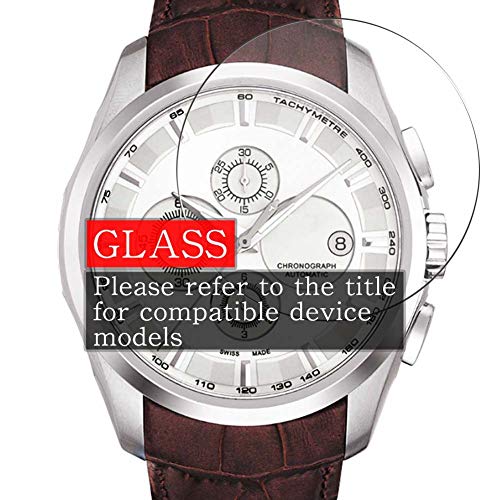 VacFun 3 Piezas Vidrio Templado Protector de Pantalla para Emporio Armani AR11232, 9H Cristal Screen Protector Sin Burbujas, Alta Definición Película Protectora Reloj Inteligente Smartwatch Pulsera