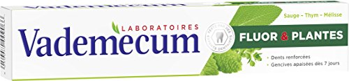 Vademécum - Pasta de dientes - Fluor y plantas - 75 ml - Lote de 2