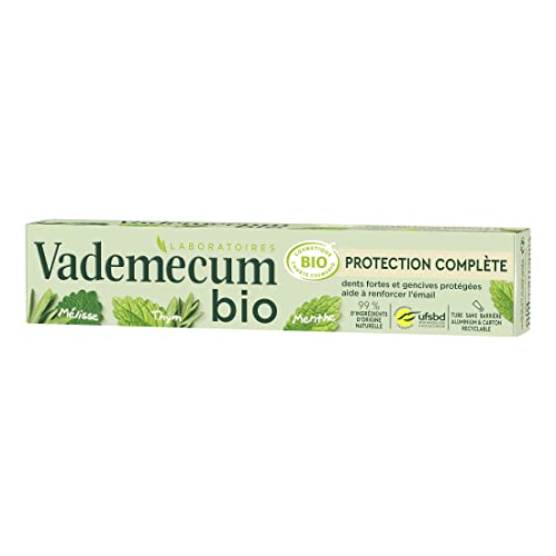 Vademecum - Pasta de Dientes Orgánica, Protección Completa, 2 x 75 ml