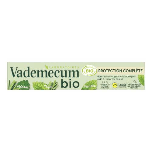 Vademecum - Pasta de Dientes Orgánica, Protección Completa, 2 x 75 ml