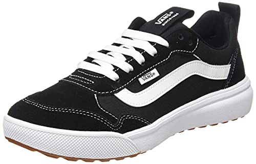 Vans Range EXP, Zapatillas Hombre, Lona de Ante Negro Blanco, 46 EU