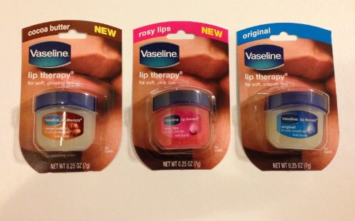 Vaseline Lip Therapy - Pintalabios (4 unidades), color rosa y mantequilla de coco
